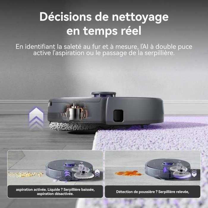 Narwal NAR1738027890250 Robot aspirador Freo Z Ultra 12000 Pa, 200 m², 2.5 L, Gris 3 Narwal NAR1738027890250 Robot aspirador Freo Z Ultra 12000 Pa, 200 m², 2.5 L, Gris 3