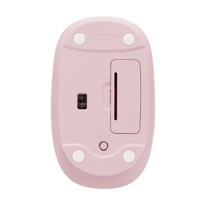 Logitech M196 Ratón Inalámbrico Rosa Bluetooth Óptico 1000 dpi, 12 Meses Batería, Compatible Windows/macOS, Plástico Reciclado 4