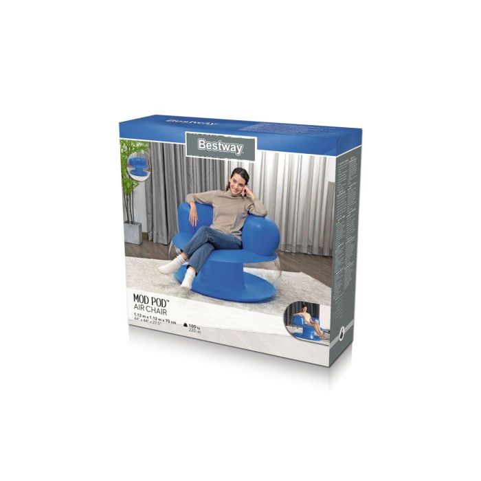 Bestway Sillon Hinchable Individual Color Surtido112x112x70 cm Interior 75138 4