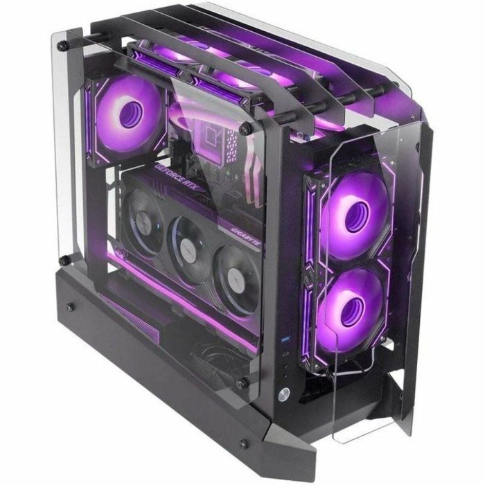Caja Semitorre ATX Mars Gaming MCEDGE Negro 4 Caja Semitorre ATX Mars Gaming MCEDGE Negro 4