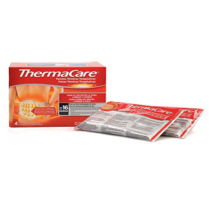 Thermacare Parche Térmico Terapéutico para Dolor Lumbar y Cadera - 4 Parches 1