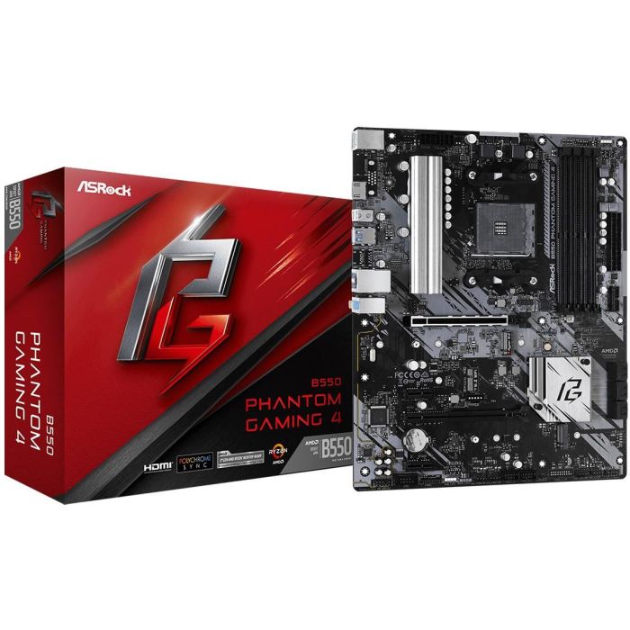ASRock B550 PHANTOM GAMING 4 Placa Base Chipset B550 para Procesadores AMD AM4 0 ASRock B550 PHANTOM GAMING 4 Placa Base Chipset B550 para Procesadores AMD AM4 0