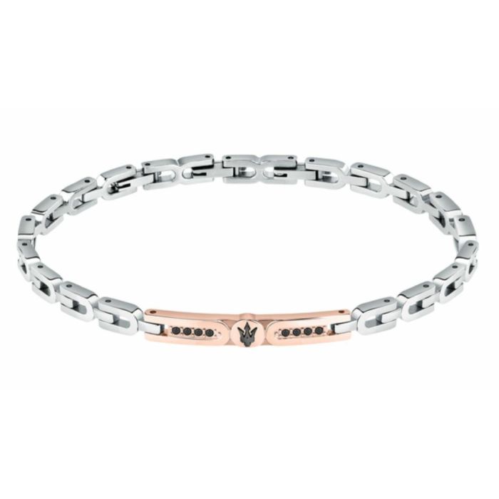 Pulsera Hombre Maserati Acero Inoxidable 21,5 cm Plateado 7 Pulsera Hombre Maserati Acero Inoxidable 21,5 cm Plateado 7
