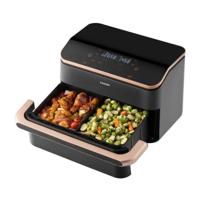 Cosori COS1730416443719 Freidora sin aceite Doble Fuego Twinfry Chef Edition, 10 L, 6 Programas, 2800 W, Negra 12