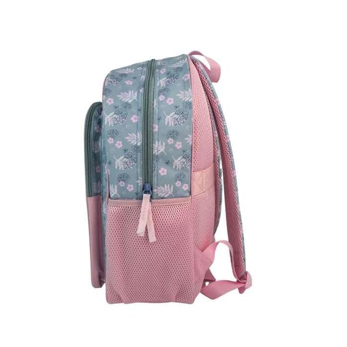 Stitch pink mochila primaria doble compartimento (gran capacidad), adaptable a carro). con accesorio pom-pom.42 x 31 x 13.5 cm. 3 Stitch pink mochila primaria doble compartimento (gran capacidad), adaptable a carro). con accesorio pom-pom.42 x 31 x 13.5 cm. 3