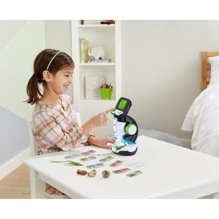 Microscopio Educativo Multimedia VTech/ Pantalla HD 3 Microscopio Educativo Multimedia VTech/ Pantalla HD 3