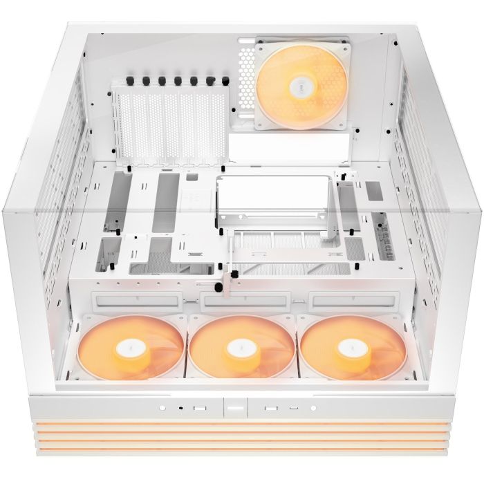 be quiet! Light Base 600 LX White Midi Tower PC con Ventana Lateral, Iluminación ARGB, para Placas Base ATX, micro ATX, Mini-ITX 5