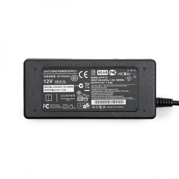 Transformador Led 230VAC/12VDC 72W 6A IP20 [CP-P-72]