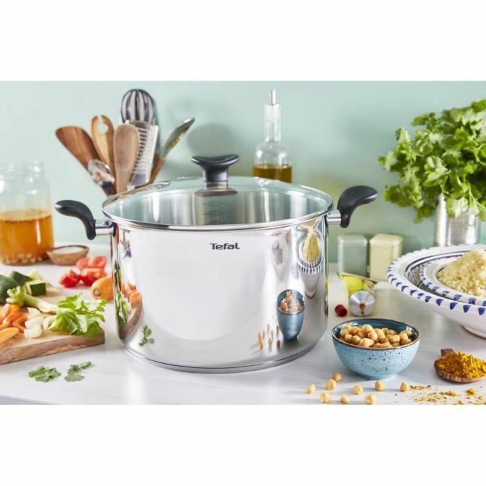TEFAL E3086404 PRIMARIO olla acero inoxidable 28 cm + tapa / compatible con inducción 2 TEFAL E3086404 PRIMARIO olla acero inoxidable 28 cm + tapa / compatible con inducción 2