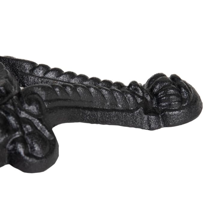 Mesa Auxiliar Blanco-Negro Metal-Mármol 60 X 60 X 71 cm