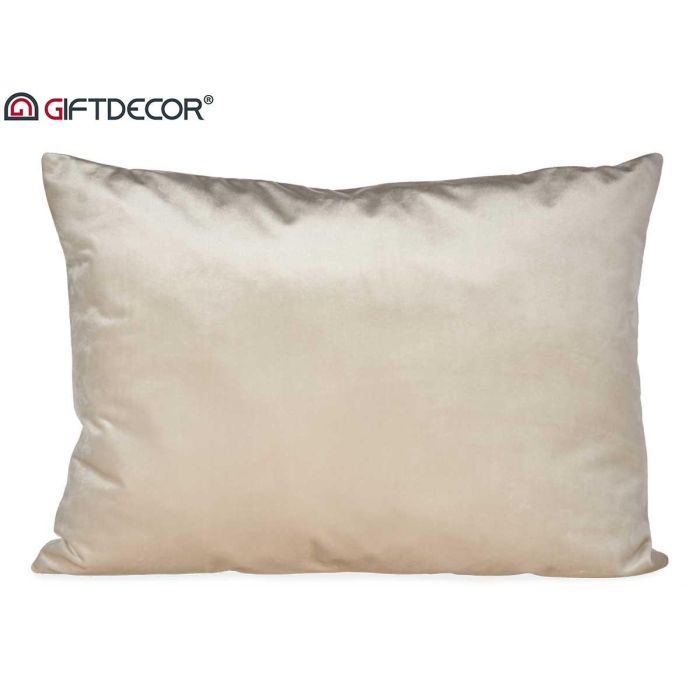 Cojín de Terciopelo Marfil 60x45 cm - Giftdecor (6 Unidades) 1 Cojín de Terciopelo Marfil 60x45 cm - Giftdecor (6 Unidades) 1