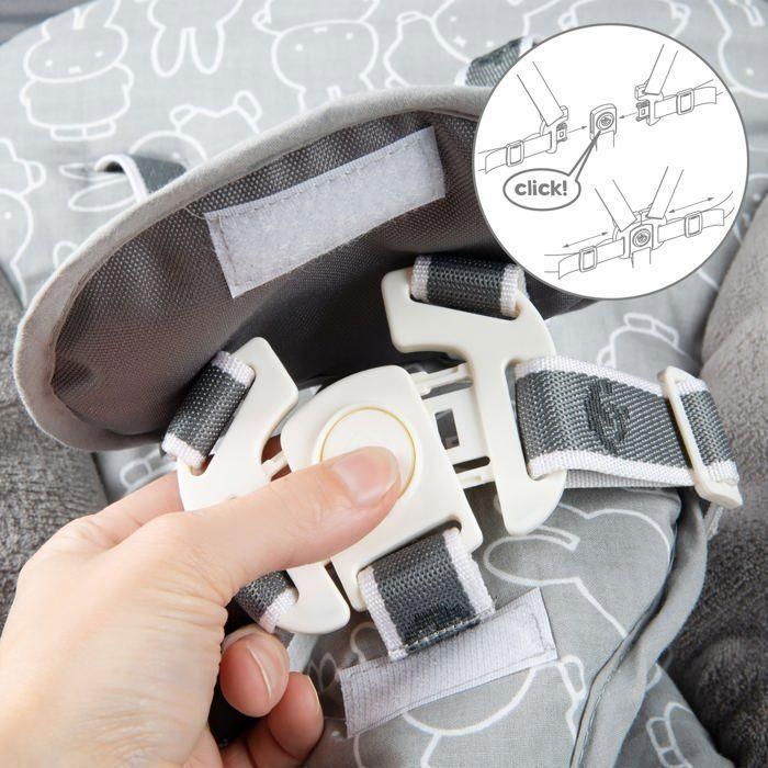 Roba ROB4005317314952 Trona Convertible 2 en 1 + Hamaca Reclinable Sternenzauber Desde el Nacimiento Madera Natural 2
