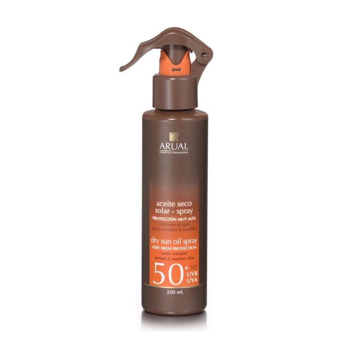 Arual Solar aceite seco spray SPF50 50 ml