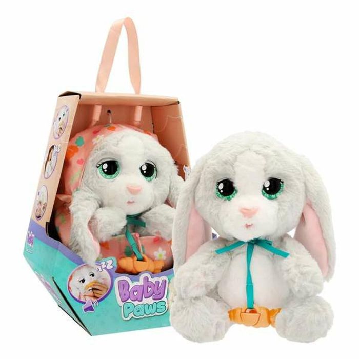 Imc Toys Peluche cachorro Bunny Baby Paws con sonido y bolsa transportable personalizada para +3 años 1 Imc Toys Peluche cachorro Bunny Baby Paws con sonido y bolsa transportable personalizada para +3 años 1