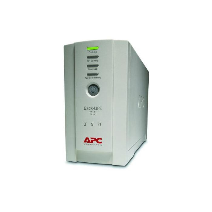 APC Back-UPS sistema de alimentación ininterrumpida (UPS) En espera (Fuera de línea) o Standby (Offline) 0,35 kVA 210 W 4 salidas AC APC Back-UPS sistema de alimentación ininterrumpida (UPS) En espera (Fuera de línea) o Standby (Offline) 0,35 kVA 210 W 4 salidas AC