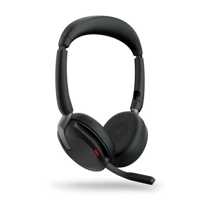 Jabra Evolve2 65 Flex Link380c UC Stereo Auriculares Inalámbrico y alámbrico para Oficina/Centro de llamadas Negro