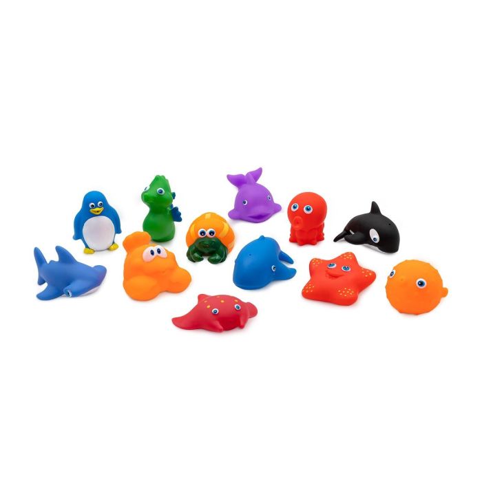 Tachan Figuras de Baño Animales Marinos Pack 12 Goma Resistente al Agua Duraderas con Bolsa Cremallera +3 Años 1 Tachan Figuras de Baño Animales Marinos Pack 12 Goma Resistente al Agua Duraderas con Bolsa Cremallera +3 Años 1