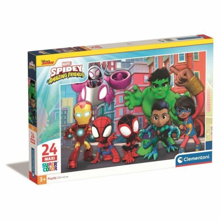 Clementoni CLE1695823041275 Puzzle Spidey y sus extraordinarios amigos 24 piezas Maxi 0 Clementoni CLE1695823041275 Puzzle Spidey y sus extraordinarios amigos 24 piezas Maxi 0