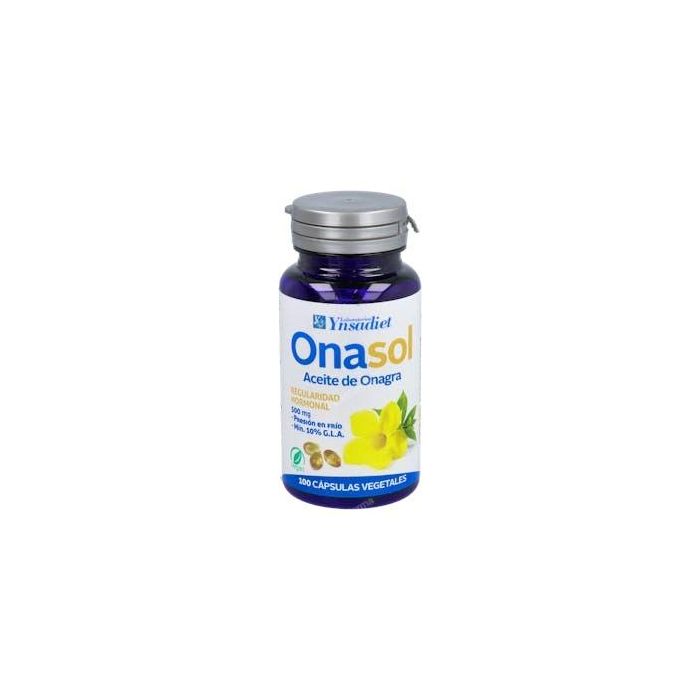 YNSADIET Onasol Onagra 500mg + Vitamina E 10mg, 100 Perlas