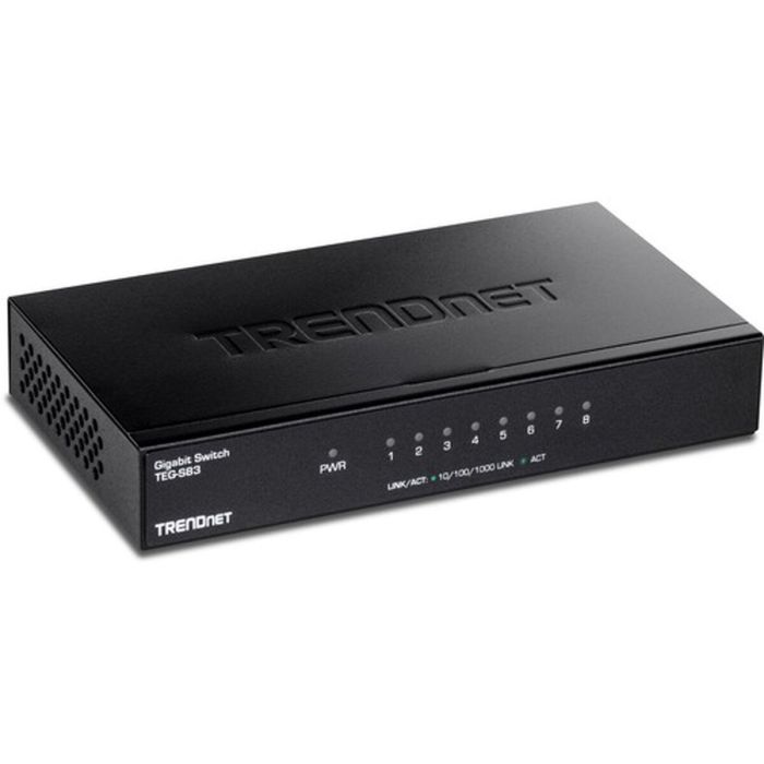 Switch Trendnet TEG-S83 Negro Switch Trendnet TEG-S83 Negro