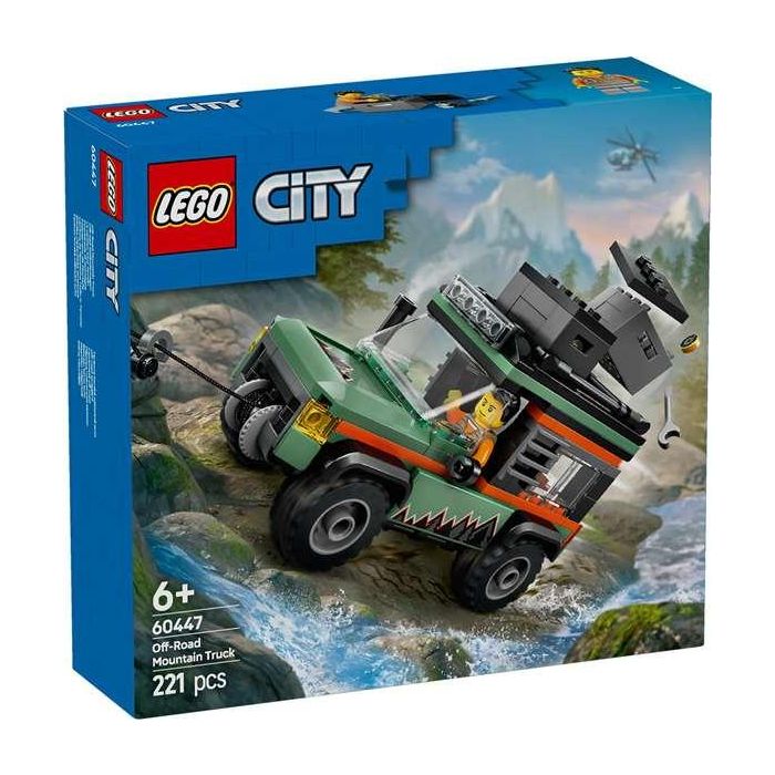 Juego de construccion todoterreno 4x4 de montaña lego city 4 Juego de construccion todoterreno 4x4 de montaña lego city 4