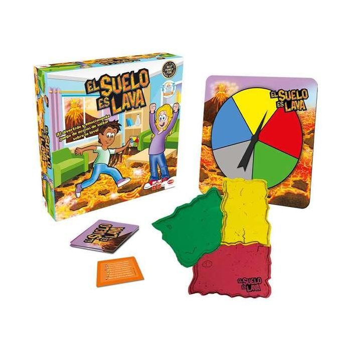 Bizak Juego El Suelo Es Lava - Juego de Mesa Infantil Edad 3+ años 2 Bizak Juego El Suelo Es Lava - Juego de Mesa Infantil Edad 3+ años 2