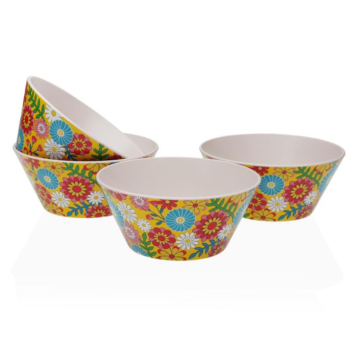 Set 4 Boles Amarillos Flores Versa 6CM (2 Unidades) Set 4 Boles Amarillos Flores Versa 6CM (2 Unidades)