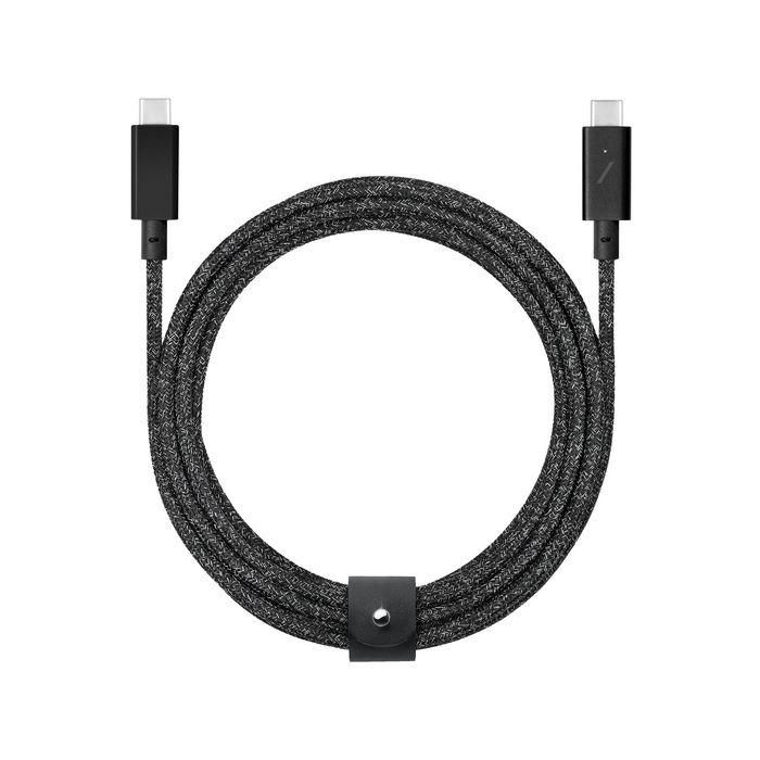 Native Union Belt Cable Type-C-C-Pro Cosmos 2.4M: Carga Rápida con Power Delivery 3.1 para Portátiles