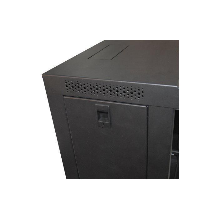 MicroConnect Armario mini mural 10 pulgadas 7HU Negro RAL 9004