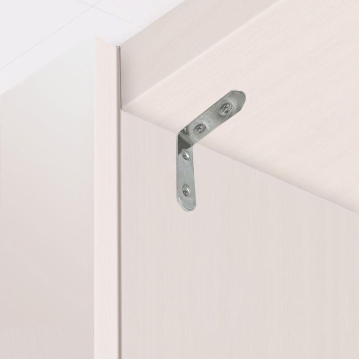 Edm Ángulo Refuerzo An24 Acero Inoxidable 50 x 50 x 16 mm 4 Unidades Tornilleria Incluida 4 Edm Ángulo Refuerzo An24 Acero Inoxidable 50 x 50 x 16 mm 4 Unidades Tornilleria Incluida 4