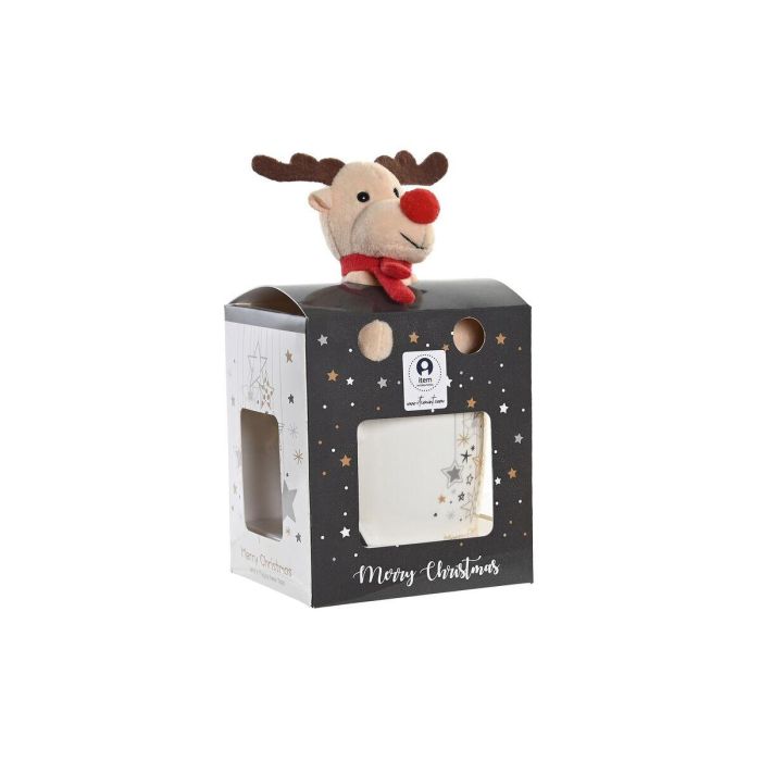 Mug Navidad Moderna DKD Home Decor Azul Blanco 8 x 10 x 12 cm Set de 2 (2 Unidades) 1 Mug Navidad Moderna DKD Home Decor Azul Blanco 8 x 10 x 12 cm Set de 2 (2 Unidades) 1