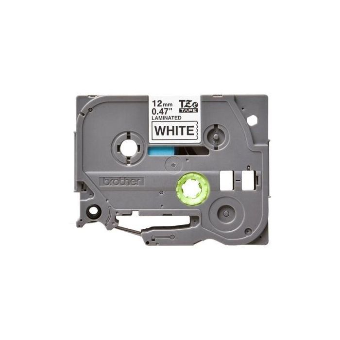 Brother TZe-231 - Cinta de Etiquetado Casete Original Negra sobre Blanca 12mm x 8m Laminada para Impresoras P-touch