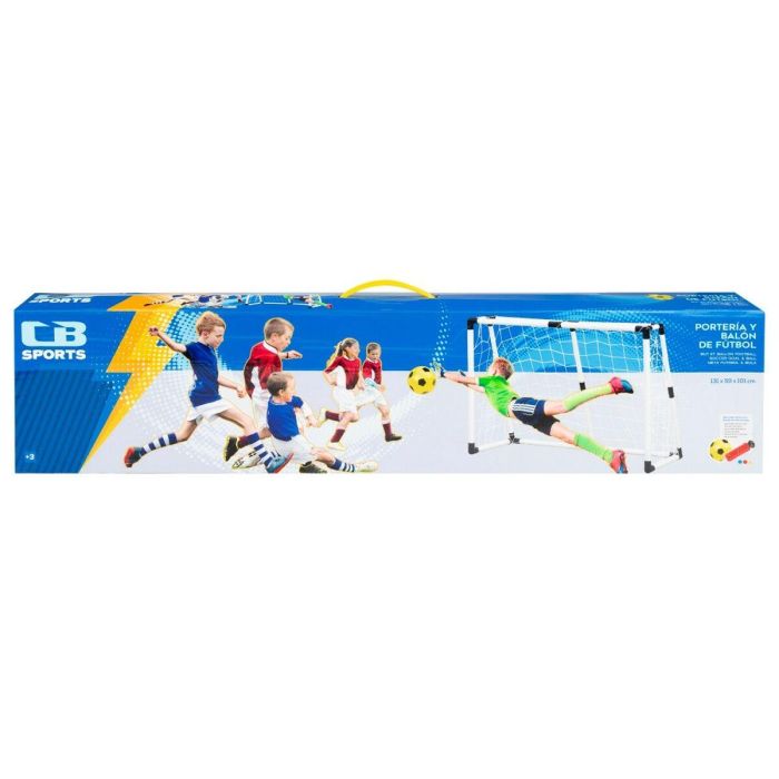 Portería de Fútbol Colorbaby 131 x 101 x 59 cm (2 Unidades) 1 Portería de Fútbol Colorbaby 131 x 101 x 59 cm (2 Unidades) 1