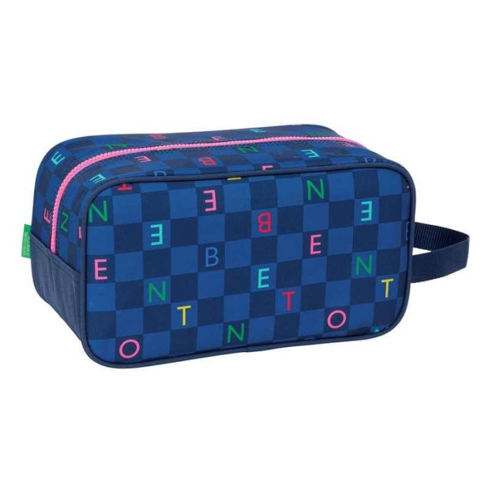 Safta Zapatillero Mediano Benetton Damero, Recomendado para Escolar, 290x140x150 mm 1 Safta Zapatillero Mediano Benetton Damero, Recomendado para Escolar, 290x140x150 mm 1