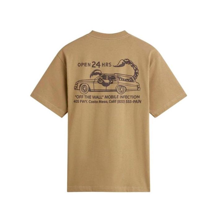 Camiseta de Manga Corta Hombre Vans Sting Wagon Ss Marrón claro L 1