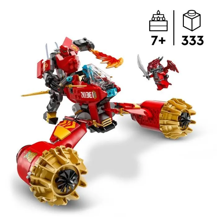 Lego NINJAGO 71830 Bicicleta Tormenta Robot de Kai Juguete de Construcción para Niños 1