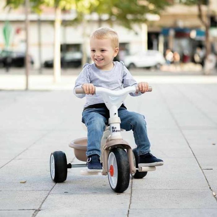 Smoby Triciclo Be Move Beige, recomendado para niños a partir de 3 años, fabricado en plástico y metal. 10 Smoby Triciclo Be Move Beige, recomendado para niños a partir de 3 años, fabricado en plástico y metal. 10