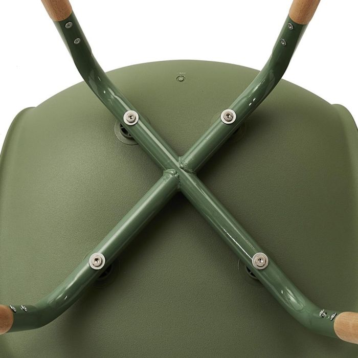 Home Deco Factory Silla Phenix Verde, Estilo Escandinavo, Asiento de Polipropileno y Estructura de Hierro 5 Home Deco Factory Silla Phenix Verde, Estilo Escandinavo, Asiento de Polipropileno y Estructura de Hierro 5