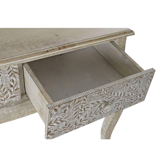 DKD Home Decor Consola Indio Natural Blanco Mango 91 x 42 x 81 cm 3