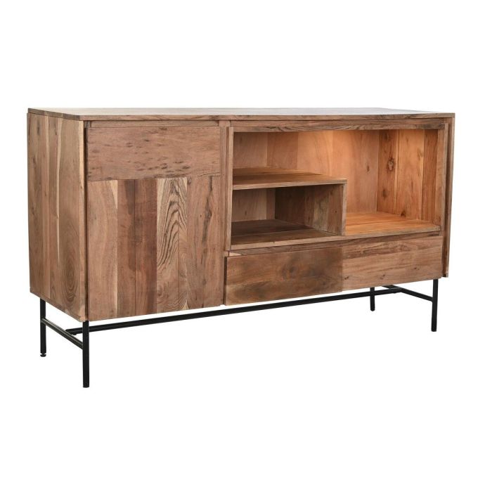 Buffet Moderno DKD Home Decor Marron Negro 40 x 81 x 142 cm