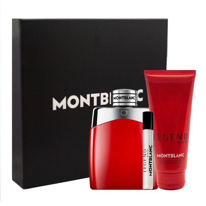 Montblanc Legend red eau de parfum 100 ml vaporizador + gel de baño + miniatura 7 5 ml