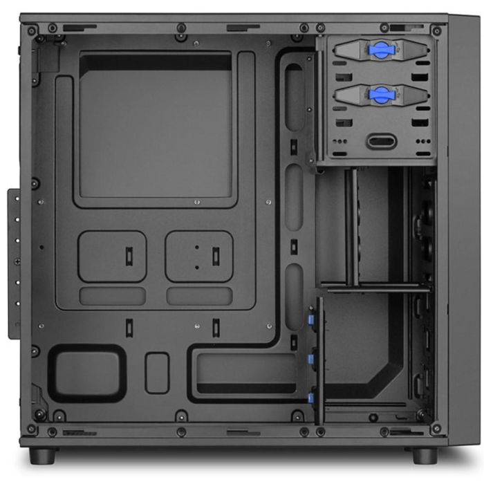 SHARKOON VS4-V Midi Tower Negro Caja ATX con 2 Puertos USB 3.0 Frontales Ideal para Oficina y Trabajo 1