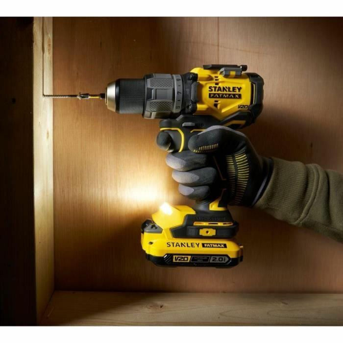 Stanley Fatmax SFMCD725D2K-QW Taladro de Impacto 18V con Par de 80 Nm y Velocidad de 0-500/2000 rpm 2 Stanley Fatmax SFMCD725D2K-QW Taladro de Impacto 18V con Par de 80 Nm y Velocidad de 0-500/2000 rpm 2