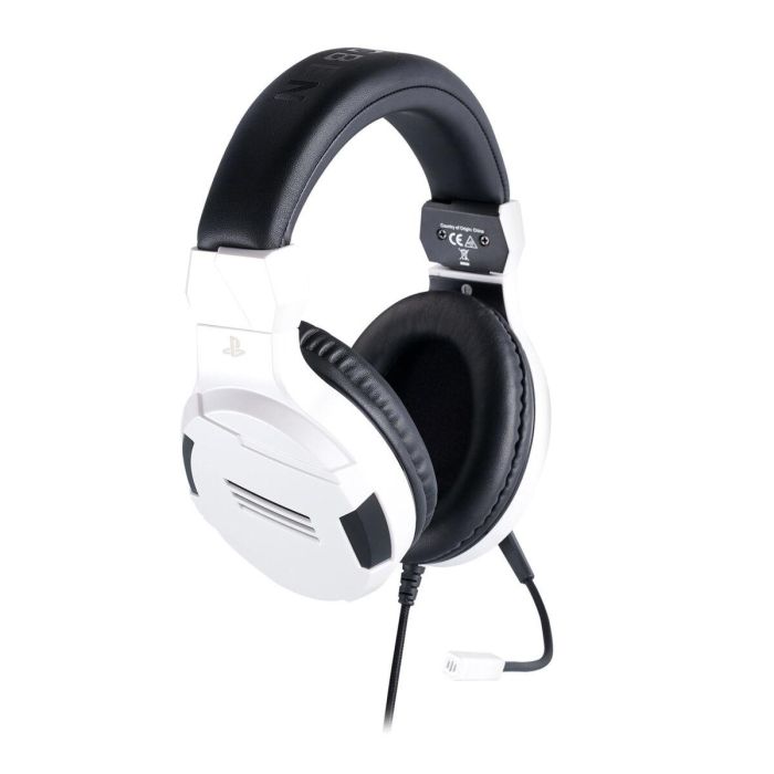 Auriculares con Micrófono Gaming Big Ben Interactive PS4OFHEADSETV3WHITE Blanco Negro/Blanco 6