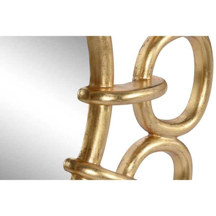 Espejo de pared Home ESPRIT Dorado 95 x 5 x 95 cm 2 Espejo de pared Home ESPRIT Dorado 95 x 5 x 95 cm 2