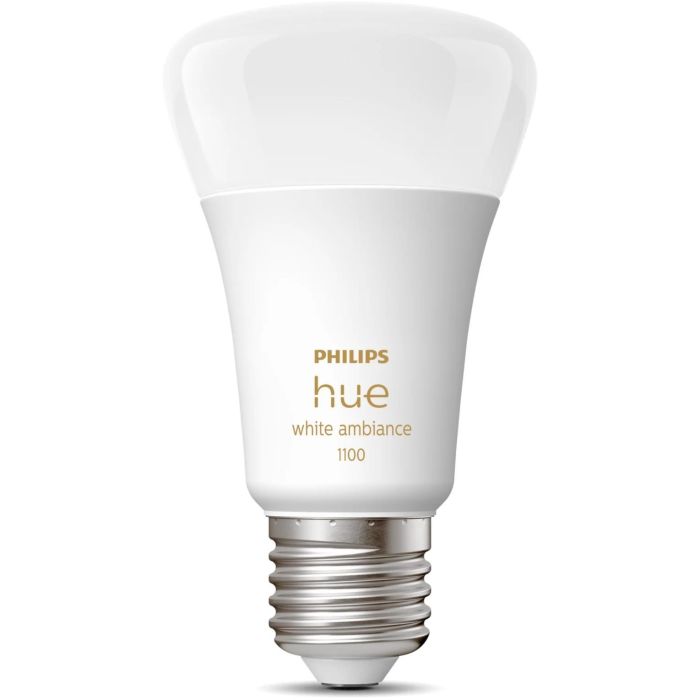 Philips Hue Bombilla LED Conectada E27 White Ambiance 9.5W (Eq. 75W) Compatible con Bluetooth 1 Philips Hue Bombilla LED Conectada E27 White Ambiance 9.5W (Eq. 75W) Compatible con Bluetooth 1
