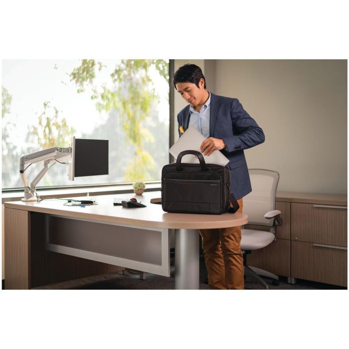 Kensington Contour 2.0 Business Maletín para Portátil 15.6 pulgadas Negro Ergonómico, con Bolsillo de Seguridad RFID y Cremallera Antipunzadas 17