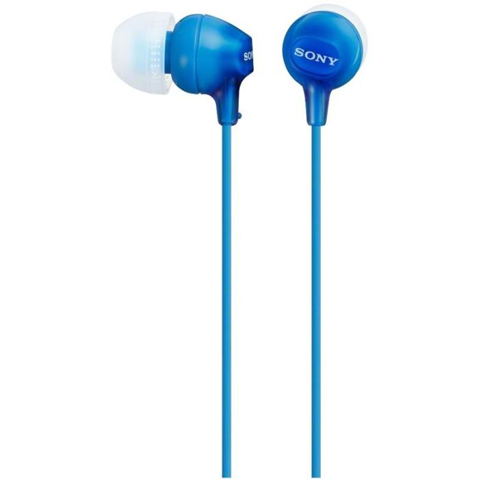 Sony MDREX15APLI.CE7 Auriculares intrauditivos MDR-EX15APLI con Micrófono Jack 3.5mm, ligeros, diafragma 9mm, tapones silicona, azules 0 Sony MDREX15APLI.CE7 Auriculares intrauditivos MDR-EX15APLI con Micrófono Jack 3.5mm, ligeros, diafragma 9mm, tapones silicona, azules 0