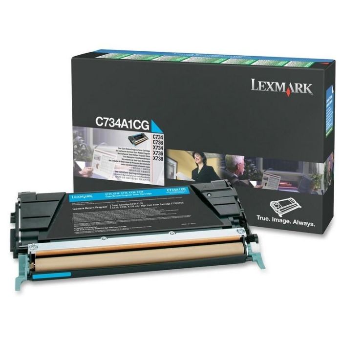 Lexmark Tóner Cian para C73x/X73x, Rendimiento 6.000 Páginas