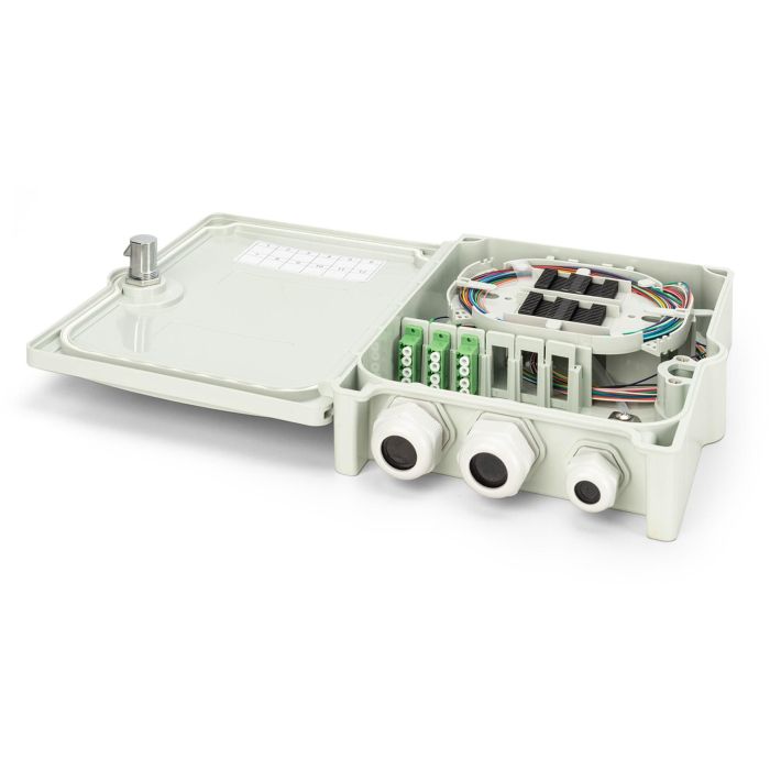 DIGITUS FTTH Box bestückt OS2 12Fasern LC/APC 5 DIGITUS FTTH Box bestückt OS2 12Fasern LC/APC 5